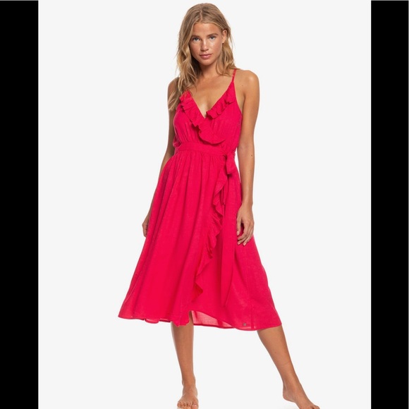 NWT roxy strappy midi dress - Picture 1 of 4